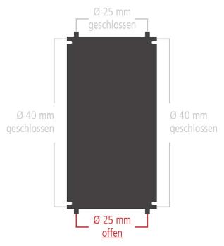 Roth HelioPool® Solarabsorber Set 4x4 Maß