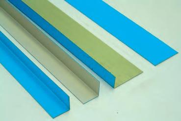 Folienblech gewinkelt, 5x5 Innen