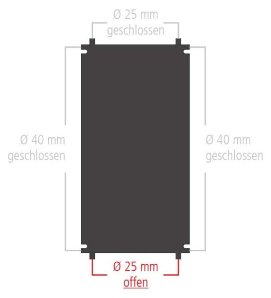 Roth HelioPool® Solarabsorber Set 1x4 Senkrecht bis 15 m² Wasseroberfläche